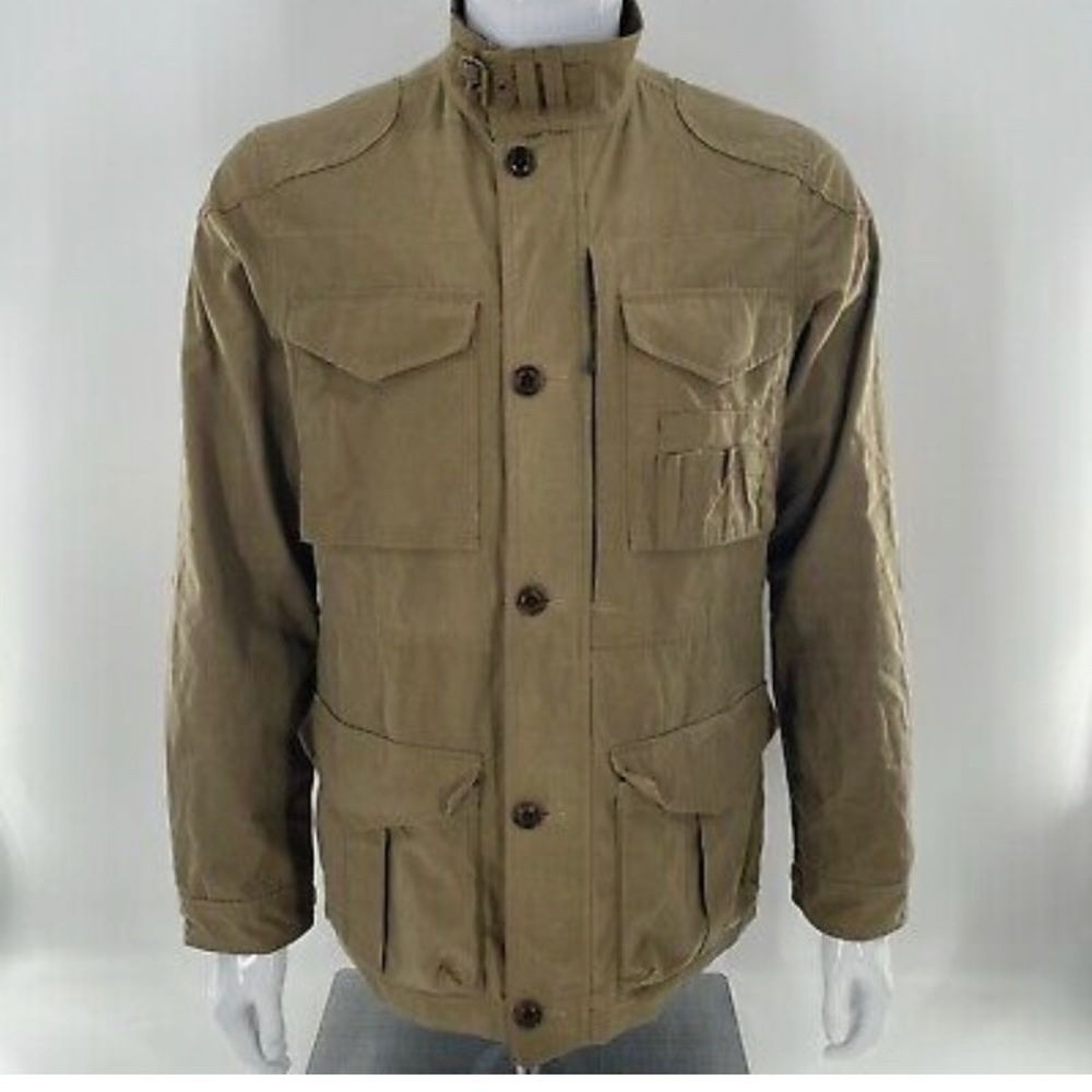 JCrew British Millerain Waxed Cotton Field Jacket